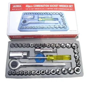 Combination Socket Wrench Set-40 Pcs