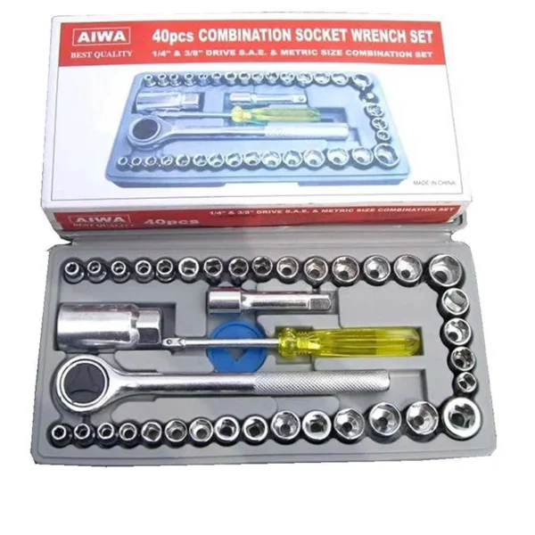 Combination Socket Wrench Set-40