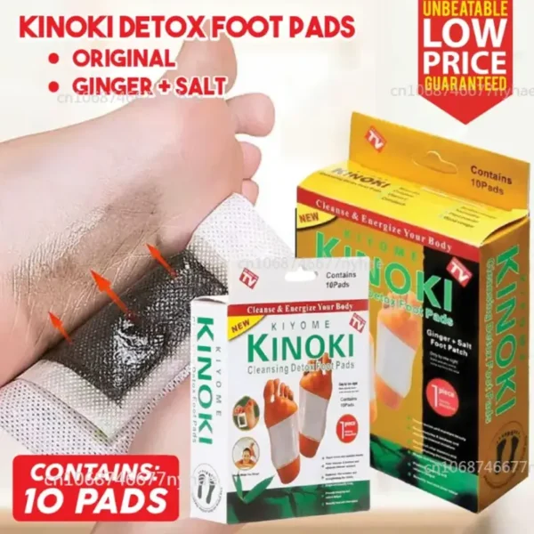 Korea KINOKI Gold or White Foot Pads-1