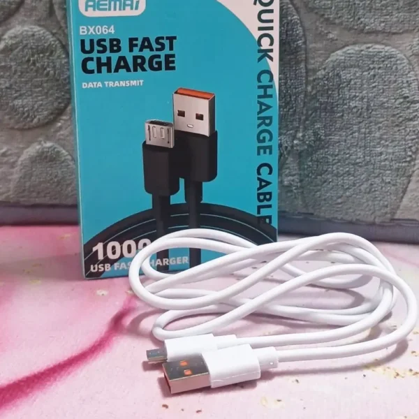 REMAI BX064 USB Fast Charger Micro Cable-