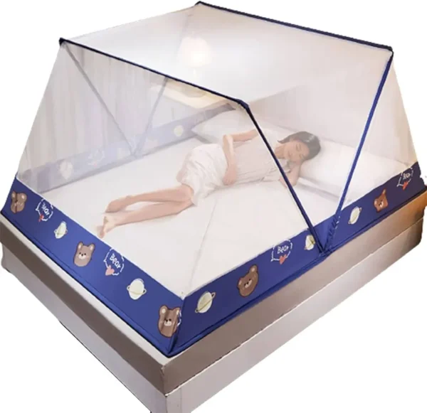 Single Bed Foldable Mosquito Net - (L - 5ft , W - 6ft) copy