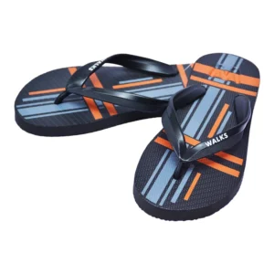 Walks Black Orange-flip flop