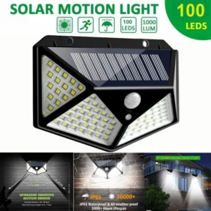 Solar Motion Wall Lamp-100 LED Lights