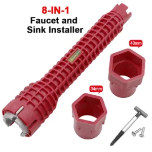 8-in-1 Faucet & Sink Installer