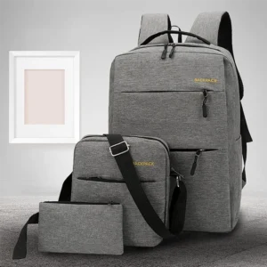 3 Pcs Travel Backpack - Unisex