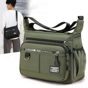 Canvas Messenger Men's Bag - Small