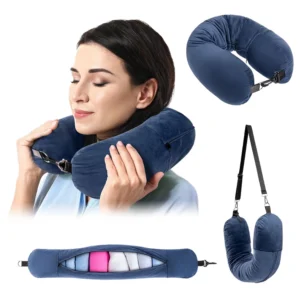 Travel Neck Pillow - Fillable